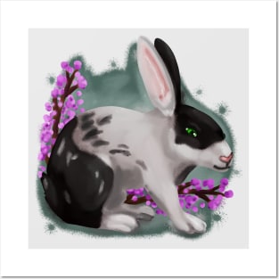 Cute rabbit Posters and Art